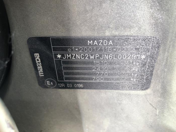 Mazda 2 1.4 16V Sloopvoertuig (2006, Groen)