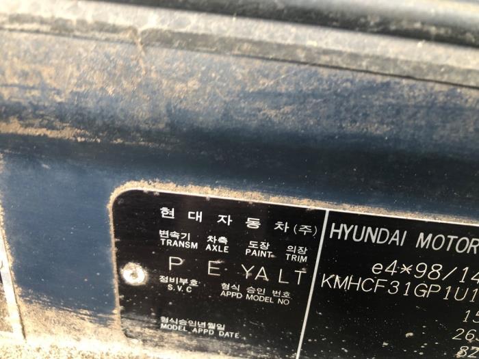 Hyundai Accent 1.5i 12V Sloopvoertuig (2001, Blauw)