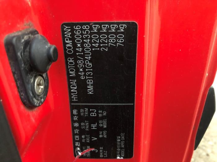 Hyundai Getz 1.1i 12V Sloopvoertuig (2004, Rood)