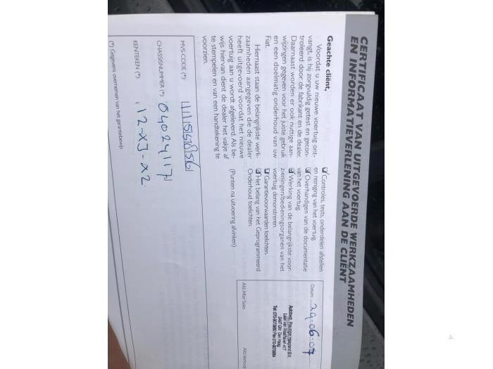 Fiat Bravo 1.4 16V Sloopvoertuig (2007, Grijs)