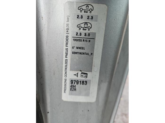 Peugeot 206 1.6 16V Sloopvoertuig (2003, Grijs)