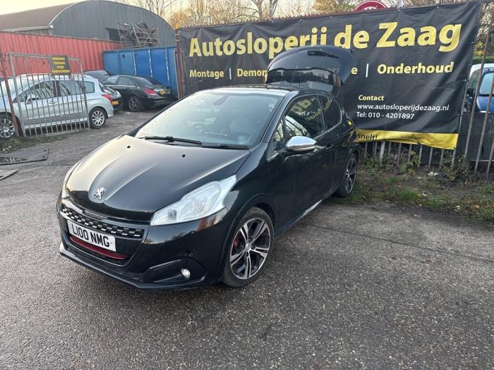 Peugeot 208 I 1.6 16V GTI Samochód złomowany (2017, Czarny)