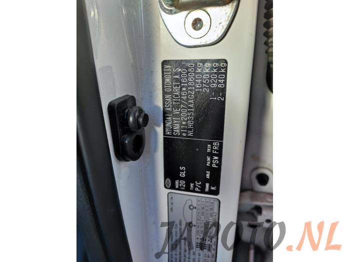 Hyundai i20 1.0 T-GDI 120 12V Sloopvoertuig (2016, Wit)