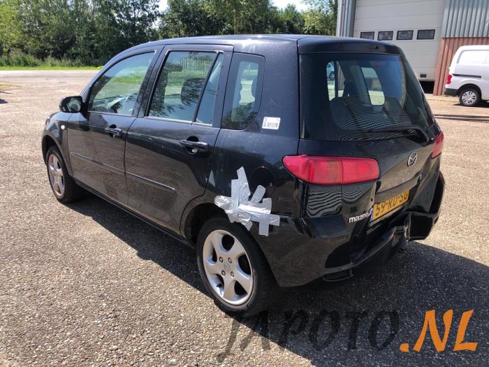 Mazda 2 1.4 16V Sloopvoertuig (2005, Zwart)