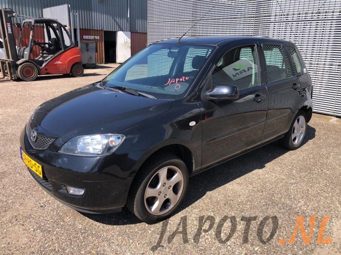Mazda 2 1.4 16V Sloopvoertuig (2005, Zwart)