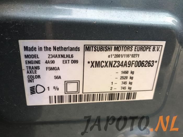 Mitsubishi Colt 1.3 16V Sloopvoertuig (2009, Blauw)