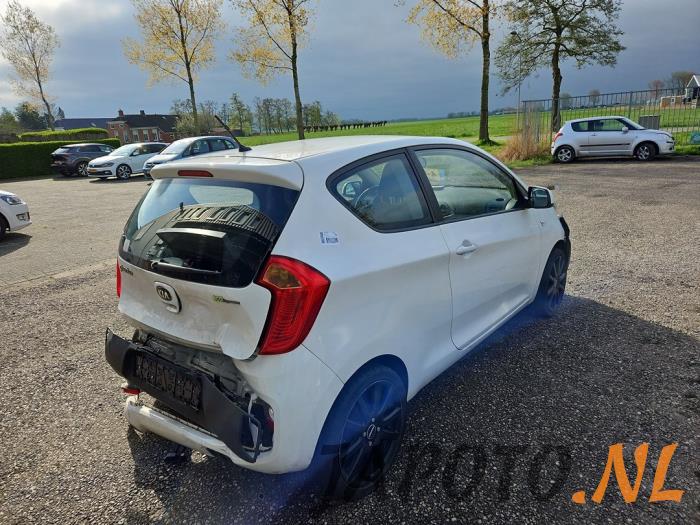 Kia Picanto 1.0 12V Samochód złomowany (2013, Bialy)