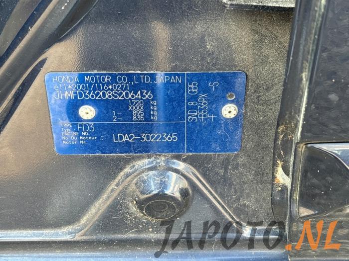 Honda Civic 1.3 Hybrid Sloopvoertuig (2008, Blauw)