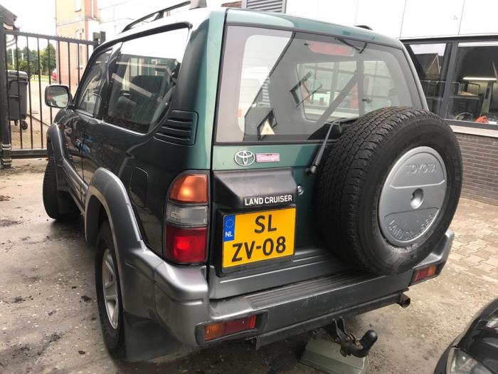 Toyota Land Cruiser 90 3.4i 24V Skrotfordon (1997, GROEN GRIJS)