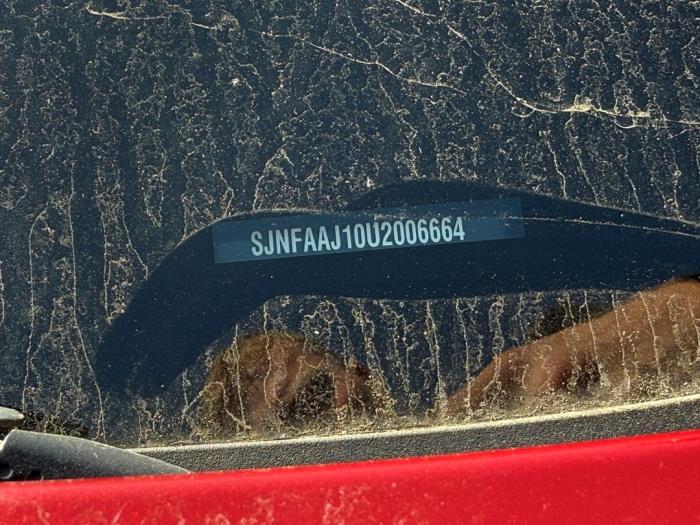 Nissan Qashqai 1.6 16V Salvage vehicle (2010, Red)