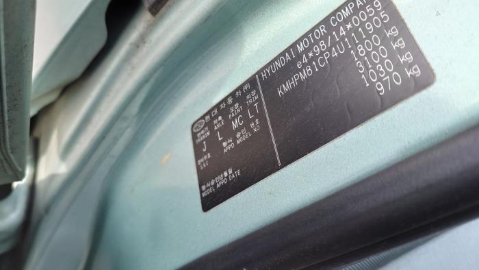 Hyundai Matrix 1.6 16V Sloopvoertuig (2003, Groen)