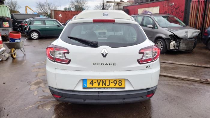 Renault Megane III Grandtour 1.5 dCi 110 Sloopvoertuig (2011, Wit)