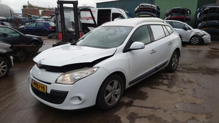 Renault Megane III Grandtour 1.5 dCi 110 Sloopvoertuig (2011, Wit)