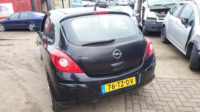 Opel Corsa D 1.4 16V Twinport Sloopvoertuig (2007, Zwart)