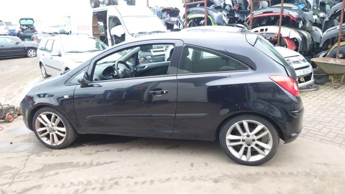 Opel Corsa D 1.4 16V Twinport Sloopvoertuig (2007, Zwart)