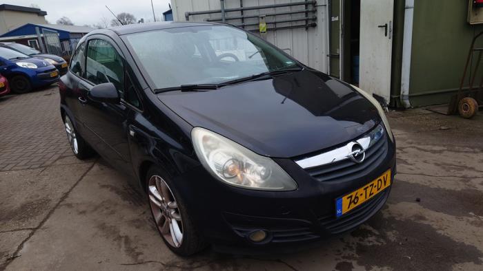 Opel Corsa D 1.4 16V Twinport Sloopvoertuig (2007, Zwart)