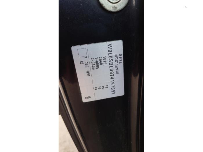 Opel Corsa D 1.4 16V Twinport Sloopvoertuig (2007, Zwart)