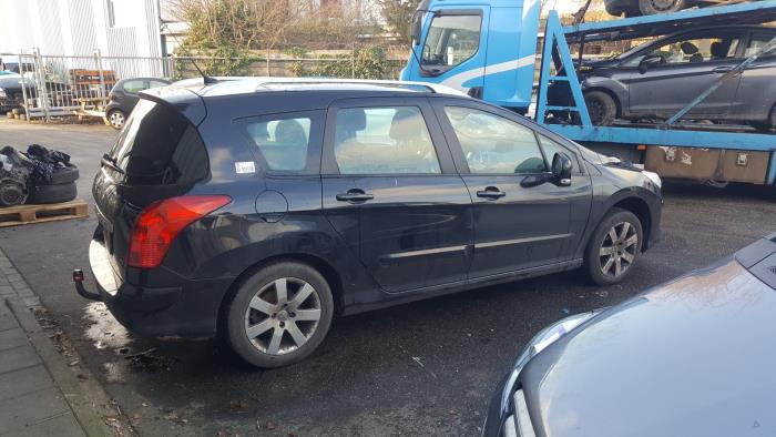 Peugeot 308 SW 2.0 HDi 16V FAP Samochód złomowany (2008, Czarny)