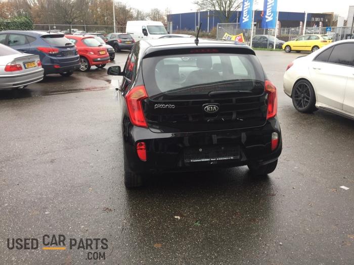 Kia Picanto 1.0 12V Skrotfordon (2015, ZWART)