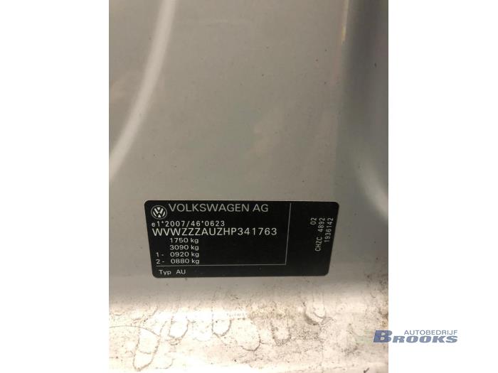 Volkswagen Golf VII 1.0 TSI 12V Sloopvoertuig (2017, Wit)