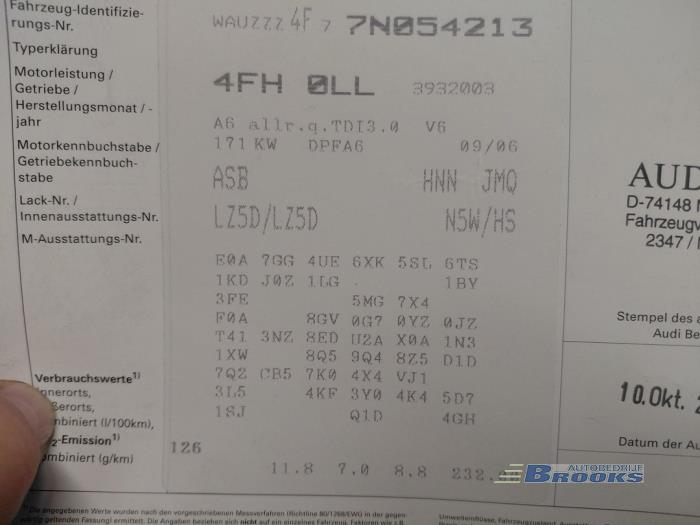 Audi A6 Allroad Quattro 3.0 TDI V6 24V Sloopvoertuig (2006, Blauw)