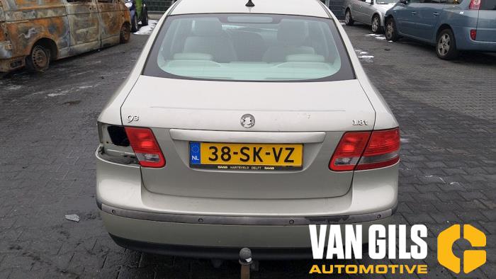 Saab 9-3 II Sport Sedan 1.8t 16V Samochód złomowany (2006, Metalik, Srebrnoszary)