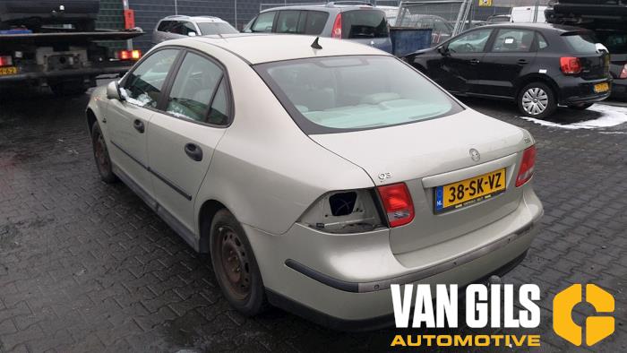 Saab 9-3 II Sport Sedan 1.8t 16V Samochód złomowany (2006, Metalik, Srebrnoszary)