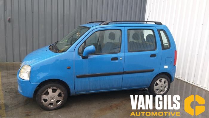 Opel Agila 1.2 16V Sloopvoertuig (2001, Blauw)