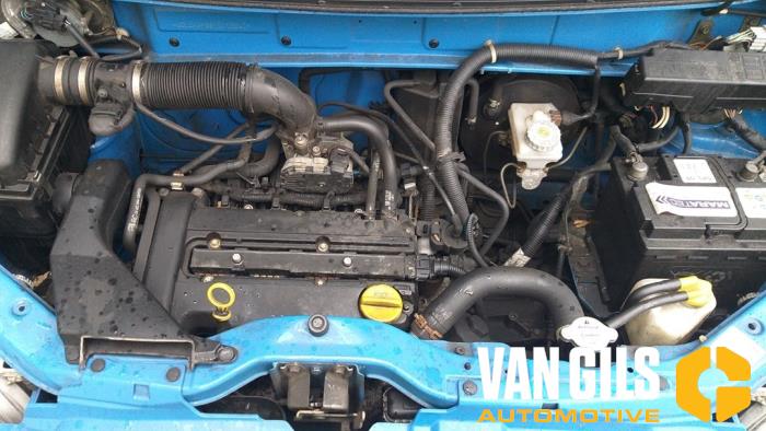 Opel Agila 1.2 16V Sloopvoertuig (2001, Blauw)