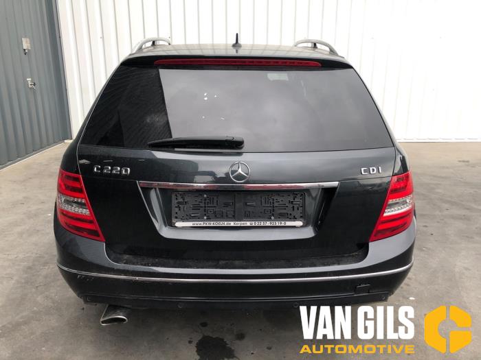 Mercedes C Estate 2.2 C-220 CDI 16V BlueEfficiency Sloopvoertuig (2012, Zwart)