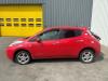 Nissan Leaf Leaf Samochód złomowany (2017, Czerwony)