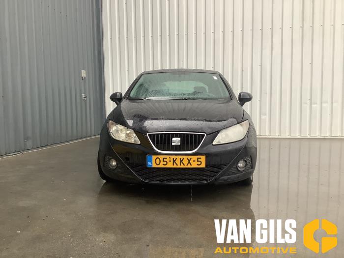 Seat Ibiza IV 1.2 12V Schadevoertuig (2010, Zwart)