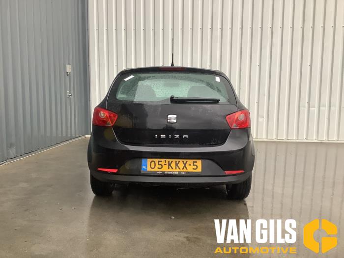 Seat Ibiza IV 1.2 12V Schadevoertuig (2010, Zwart)