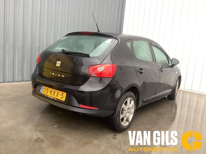 Seat Ibiza IV 1.2 12V Schadevoertuig (2010, Zwart)