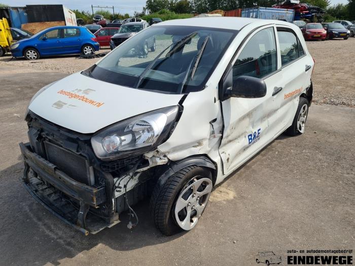 Kia Picanto 1.0 12V Sloopvoertuig (2015, Wit)