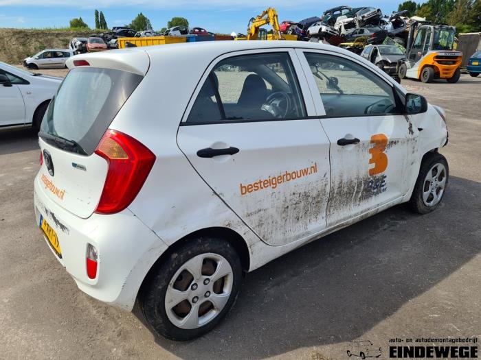 Kia Picanto 1.0 12V Sloopvoertuig (2015, Wit)