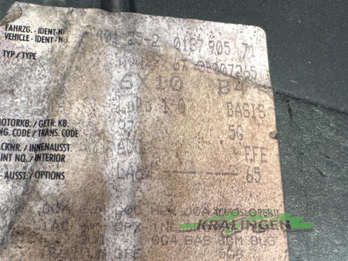 Volkswagen Lupo 1.0 MPi 50 Sloopvoertuig (2002, Groen)