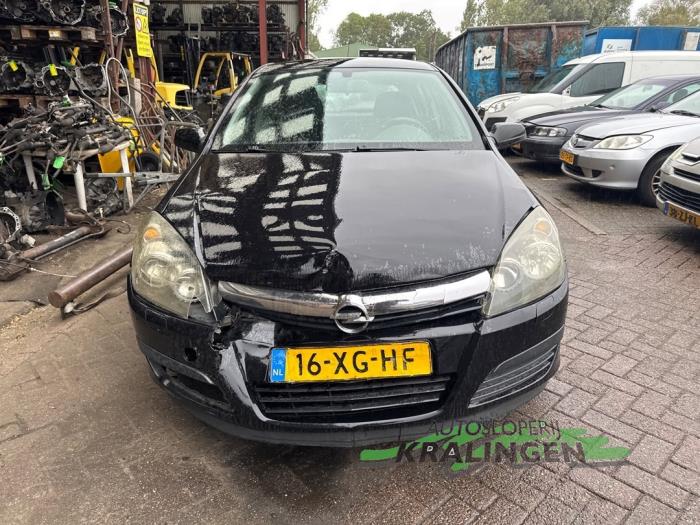 Opel Astra H 1.6 16V Twinport Schadevoertuig (2007, Zwart)