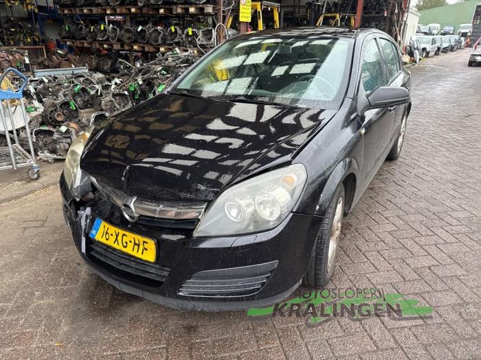 Opel Astra H 1.6 16V Twinport Schadevoertuig (2007, Zwart)