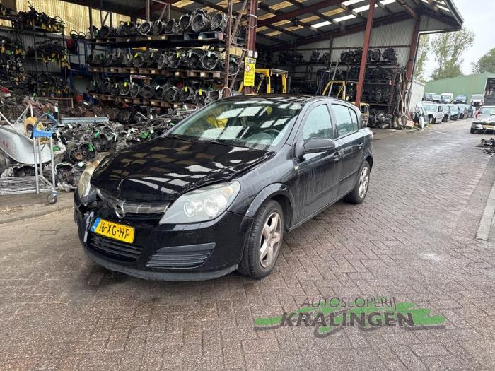 Opel Astra H 1.6 16V Twinport Schadevoertuig (2007, Zwart)
