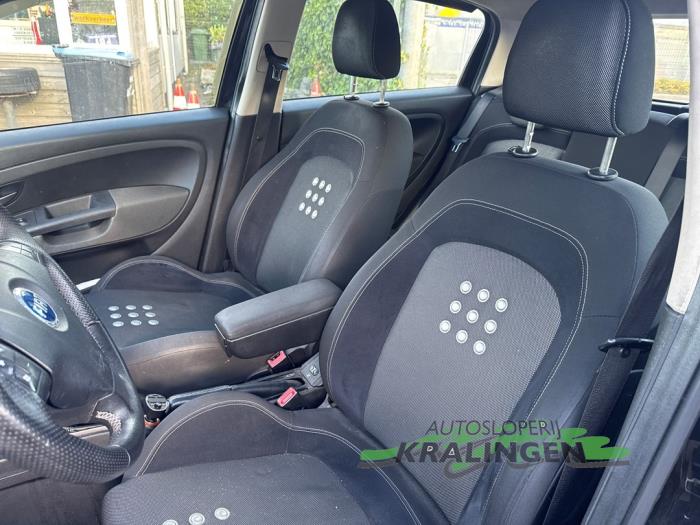 Fiat Grande Punto 1.4 T-Jet 16V Schadevoertuig (2008, Zwart)