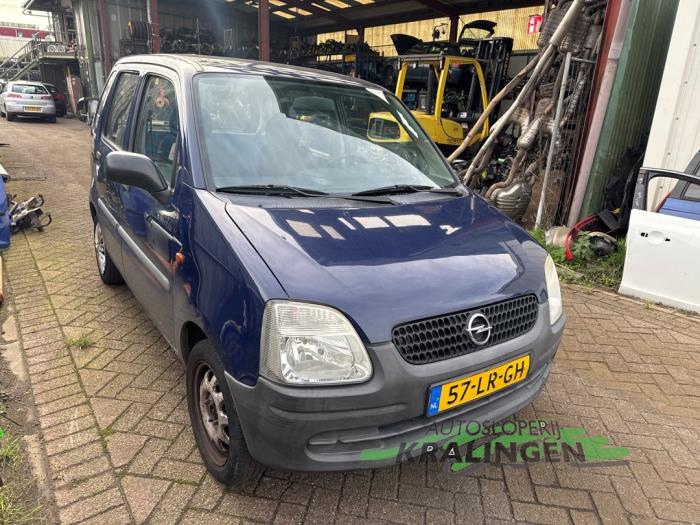 Opel Agila 1.0 12V Sloopvoertuig (2003, Blauw)