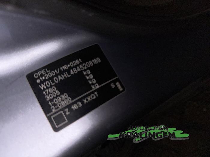 Opel Astra H 1.6 16V Twinport Schadevoertuig (2004, Grijs)