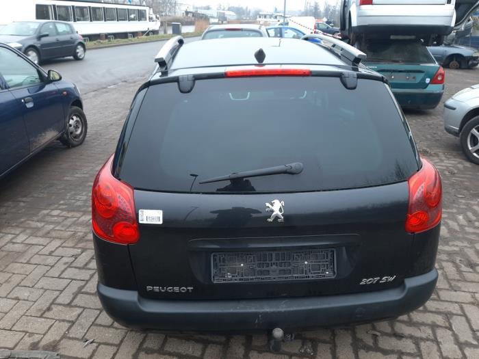 Peugeot 207 SW 1.4 16V Vti Sloopvoertuig (2008, Zwart)