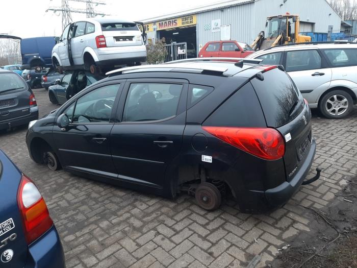 Peugeot 207 SW 1.4 16V Vti Sloopvoertuig (2008, Zwart)
