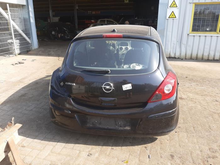 Opel Corsa D 1.2 16V Sloopvoertuig (2008, Zwart)