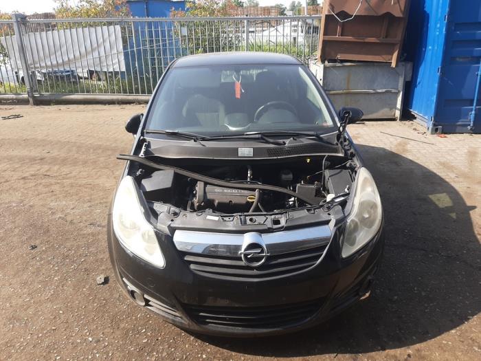 Opel Corsa D 1.2 16V Sloopvoertuig (2008, Zwart)