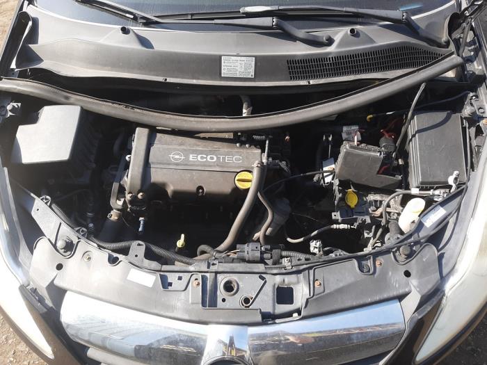 Opel Corsa D 1.2 16V Sloopvoertuig (2008, Zwart)
