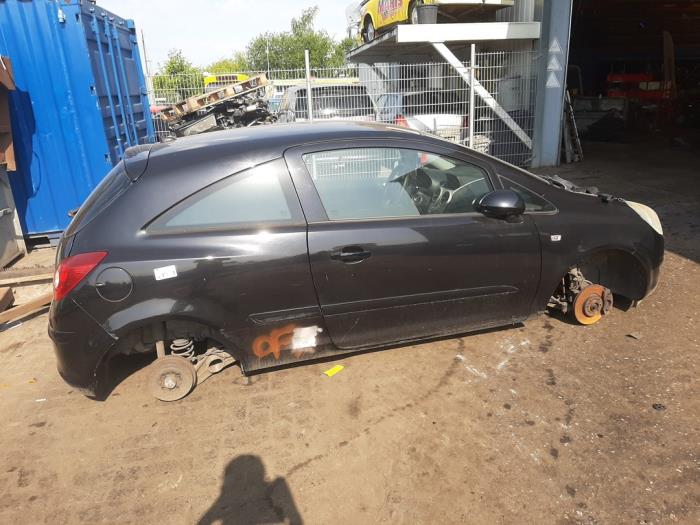 Opel Corsa D 1.2 16V Sloopvoertuig (2008, Zwart)