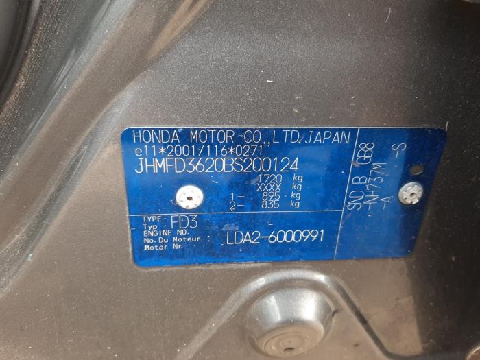 Honda Civic 1.3 Hybrid Sloopvoertuig (2011, Grijs)